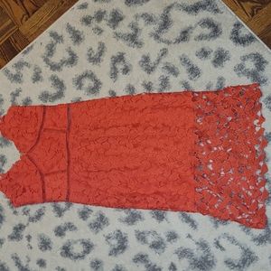 Floral cutout midi dress wedding guest